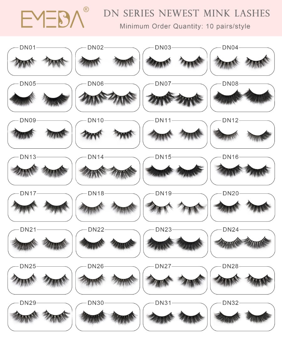 Individual 3D Mink Lashes Private Label Wholesale